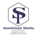 SP Aluminium Works Logo Badge
